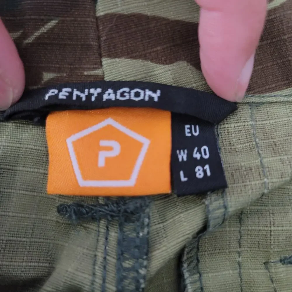 Pentagon ACU 2.0 Greek Lizard Camouflage Cargo Pants Men's Size W31 L30 Tactical